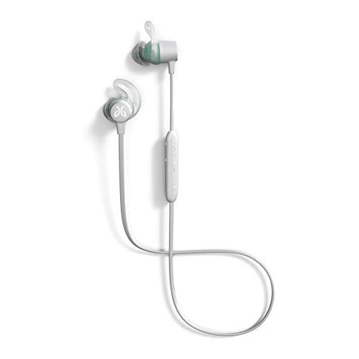 Jaybird Tarah Bluetooth Wireless Sport Headphones for Gym Training, Workouts, Fitness and Running Performance: Sweatproof and Waterproof – Nimbus Gray/Jade