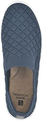 WHITE MOUNTAIN Shoes Utopia Slip-on Sneaker, Navy/Fabric, 8.5 M | Image 3