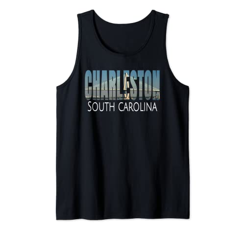 Ravenel Bridge Charleston South Carolina S.C. Souvenir Geschenk Tank Top
