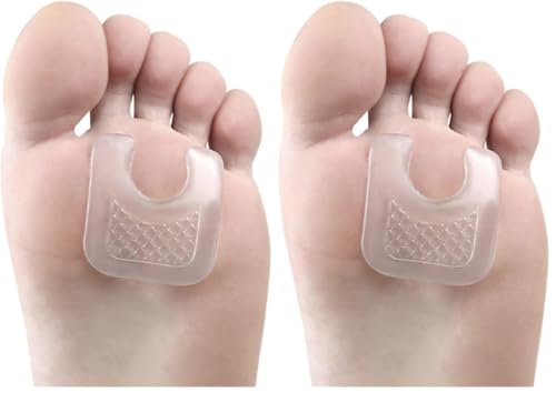 Image of 10 Pieces Waterproof Toe Cushions Pads, U-Shaped Gel Callus Pads from Rubbing, Reusable Callus Cushions (Pack of 2)