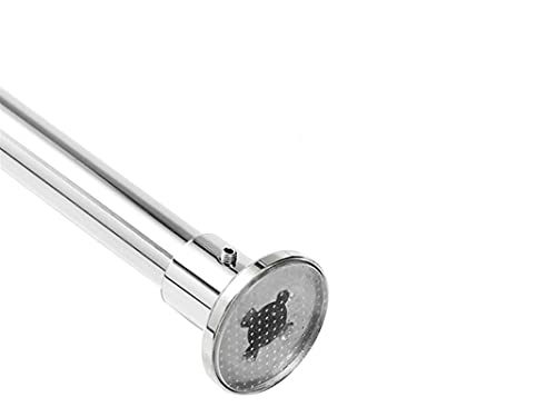 Tringle à vêtements télescopique sans perçage pour fixer un rideau de douche sans trouer le mur