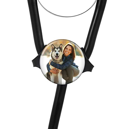 OXYEFEI Accesorios para Fonendoscopio,Etiqueta de Estetoscopio Personalizados,Regalos Personalizados Para Enfermeras,Médicos, Veterinarios (B)