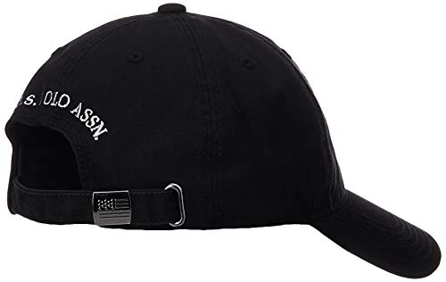 Image of U.S. Polo Assn. Baseball Cap, 100% Cotton Adjustable Dad Hat with Small Pony Logo