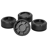 [Luvian]洗濯機 防振 かさ上げ台 防振ゴム 4個セット 騒音低減 滑り止め設計 床傷防止 4.5cm底上げ 耐荷重500kg 食器洗い機対応 家具用 お歳暮 対応 簡単設置