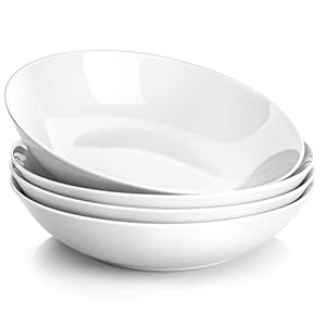 MALACASA Regular 4-teilig Pastateller Suppenteller Set