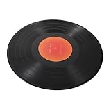 Finition soignée : ce disque vinyle imitation est conçu pour durer, avec une surface lisse qui aux dommages, décoration de disque, décoration de pièce rétro