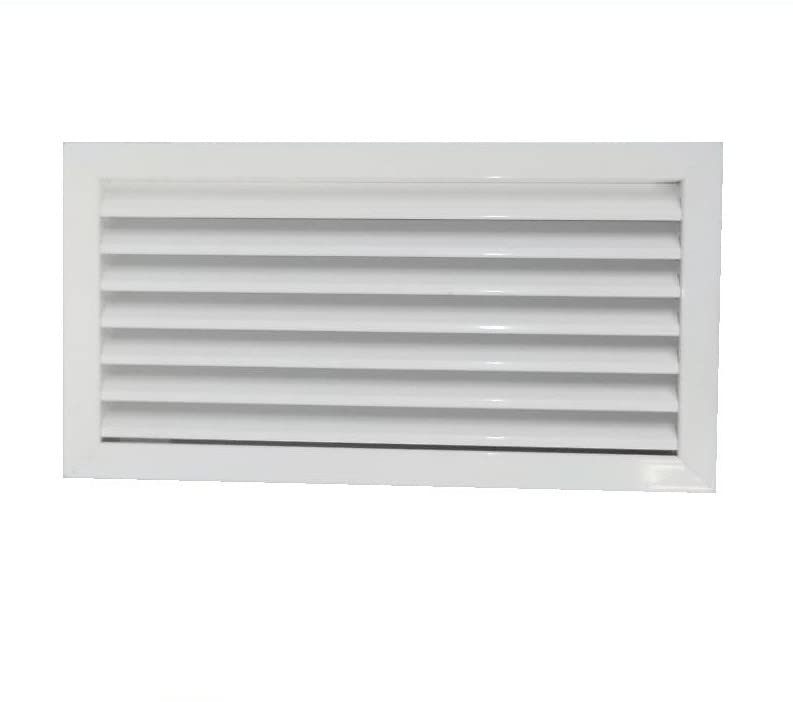Griglie Altezza 100mm di Ripresa Aria BIANCA con Alette Oblique fisse