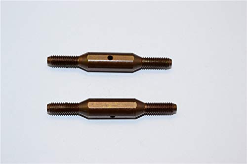 GPM Spring Steel 6mm Clockwise and Anticlockwise Turnbuckles (Total Length 65mm - Both Side Thread 16mm) - 1Pr