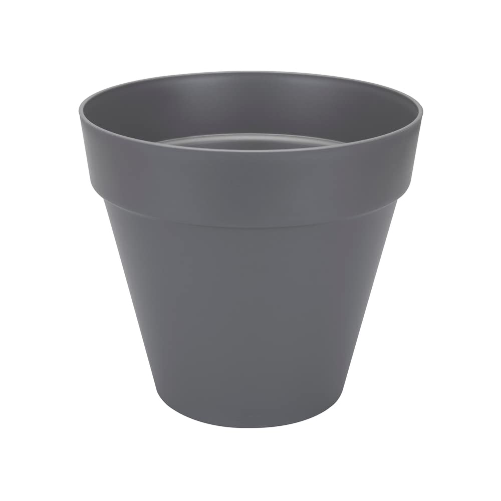 Elho Anthracite Loft Urban Round Wheels 40Cm Pot