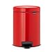 Brabantia, Kosz pedałowy newIcon, 5L Czerwony "Passion"