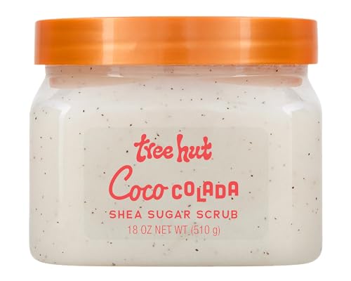 Tree Hut Coco Colada Shea Sugar Scrub, 18 oz, Ultra Hydrating and Exfoliating Scrub for Nourishing...