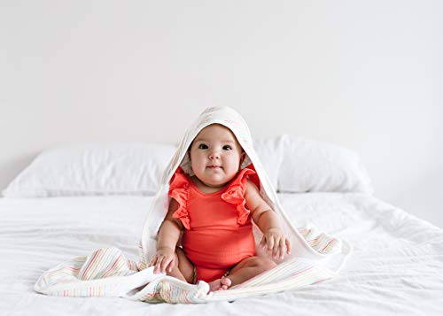 Image of Copper Pearl Premium Knit Hooded Bath Towel with Terry Cloth Interior Rainee