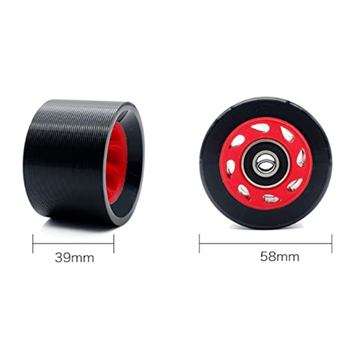 Roues de skate de remplacement 95A anti-vibration avec roulements - 2