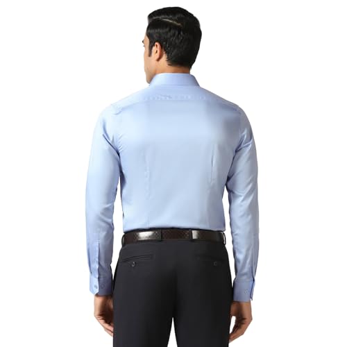 Image of blackberrys Men Non Iron Shirt with Smooth Finish, Full Sleeves and Balanced Tailoring | Suitable for Office Styling, Workplace Dressing and Professional Settings