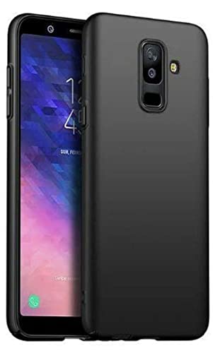 Image of Mobile Back Cover Case for Samsung Galaxy J8 (Silicone Case|CameraProtection|Black SC1510)