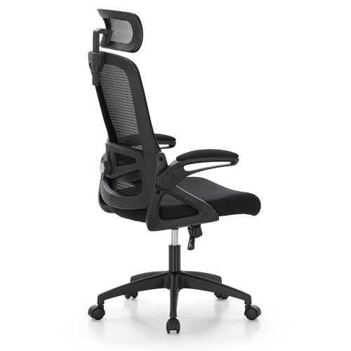 ALPHA HOME Bürostuhl Ergonomisch Schreibtischstuhl, Ergonomischer Computerstuhl Chefsessel mit...