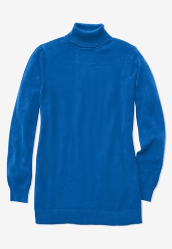 Woman Within Plus Size Perfect Long Sleeve Turtleneck Sweater2