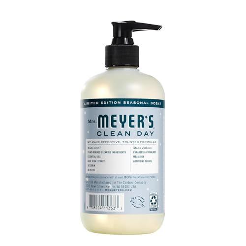 Image of MRS. MEYER'S CLEAN DAY Liquid Hand Soap, Snowdrop, 12.5 fl oz, 3 Pack