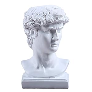Cabilock Head Planter Pot Greek David Statue Sculpture Succulent Planter Flower Vase Tandenstoker Makeup Brush Holder…