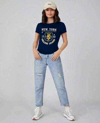 Image of THE DRY STATE Women Cotton Half Sleeve Round Neck Tshirt