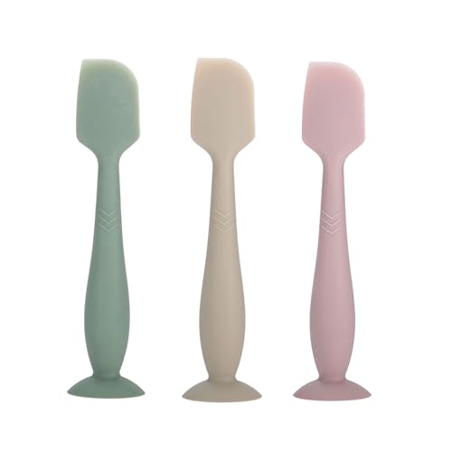 Image of ROHISOM Baby Diaper Cream Spatula - Baby Diaper Rash Cream Applicator for Butt Paste Diaper Cream - Newborn Baby Essentials, Baby Shower Gifts (gray, green, pink)