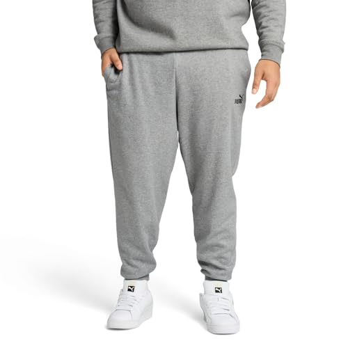 Image of PUMA Men's Essentials No.1 Logo Cuffed Sweatpants
