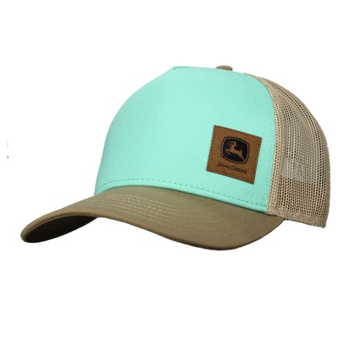 John Deere Ivory Suede TM Cap