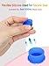 20PCS Peptide Caps for 5ml Glass Vials(10 Colors), 5ml 10ml 30ml Vials Protective Vial Caps, Reusable Silicone Covers Fit Peptide Case for Fridge by BawnBox. Dust & Leak-Proof Seal Reusable