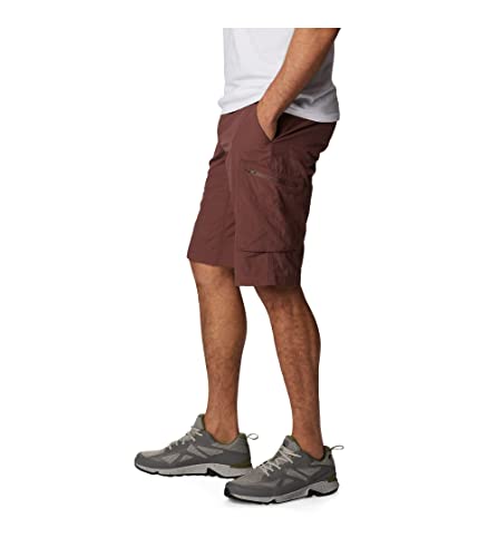 Image of Columbia Men's Regular Fit Shorts (AM4723 Cypress Heather Camo Print 40)