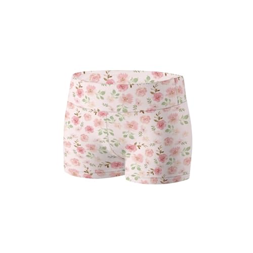 Girls Dance Gymnastics Shorts for Tumbling Volleyball Cheer Ballet Skin-Friendly Safety Biker Shorts for 5-14 Years4