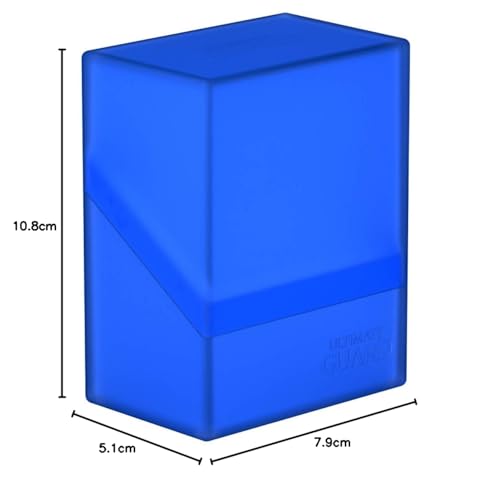 Ultimate Guard Boulder Deck Case 60+ Standard Size Sapphire, 76 x 98.5 x 49.9 mm