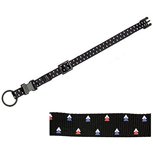 Karlie Art Sportiv Plus Halsband verstellbar mit gedrucktem Motiv Mix and Match L: 40 - 55 cm B: 20 mm Triangle