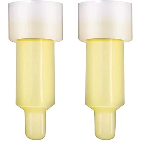 AUMIO Replacement Pump Heads for Dispenser Bottle Plastic 2pcs Cover