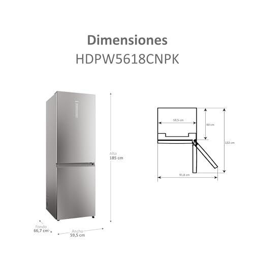 Réfrigérateur 2 portes HAIER FRI Pose libre - vue 4