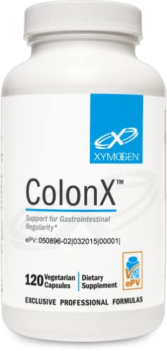 XYMOGEN ColonX Supplement - Magnesium Citrate, Cape Aloe, Triphala Capsules for Digestive Health - Magnesium Supplement - Gut Cleanse + Gut Support (120 Capsules)