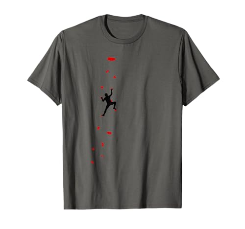 Climbing and Bouldering in The Climbing Gym T-Shirt T-Shirt