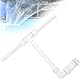 Pool Brunnen Wasserfall Dual Springbrunnen für Außen, Pool Fontäne Sprinkler Einstellbarer Wasserfontäne teich mit Adapter, Pool Wasserfontäne für Pool und Spa