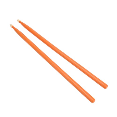 2 Pares de Baquetas 5A de Madera para Batería Naranja miniatura 6