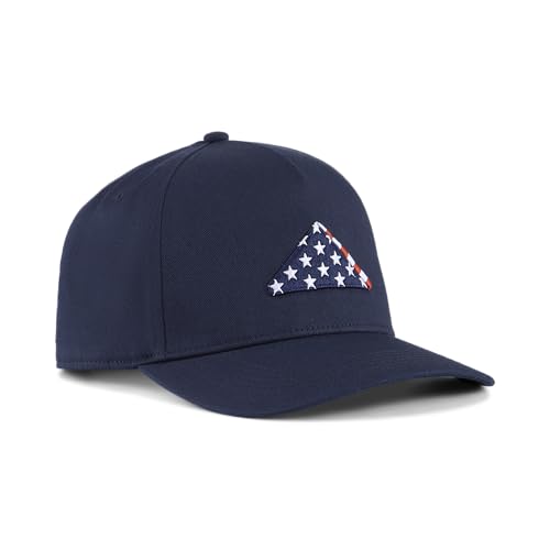 Casquette de golf PUMA Volition 13 plis en bleu marine aux finitions premium