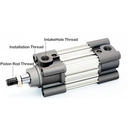 Cylindre pneumatique double effet CP96SDB 63mm de diamètre course 25mm - 6