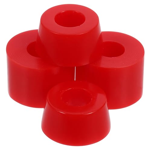 Toddmomy 4pcs Pu Skateboard Pads Stable Replacement Bushings for Smooth Sliding High Elasticity Shockproof Cushioning for Skateboard Trucks