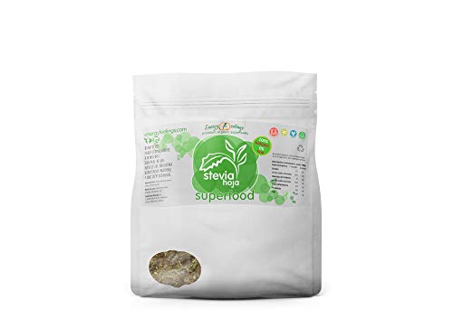Energy Feelings Stevia Hoja - 250 g | Edulcorante | 0% Kcal | 0% azúcares | NO cariogénico | apto para diabéticos