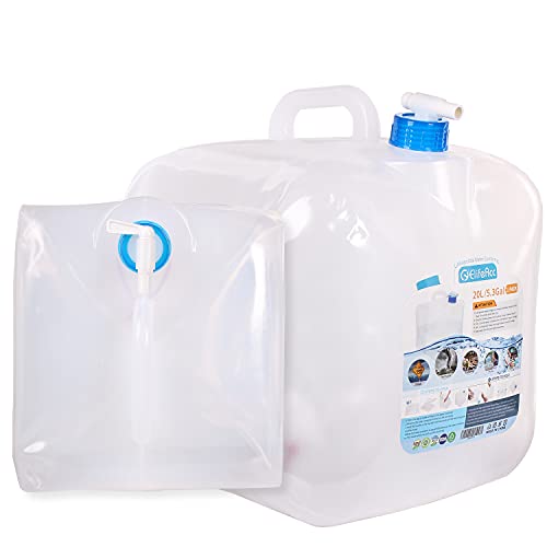 ElifeAcc BPA Free Collapsible Water Container with Spigot...