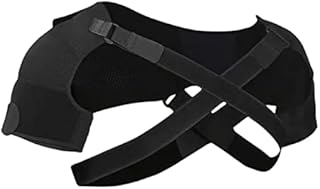 DYNWAVE Double Shoulder Support Brace Mens Chest Harness Gym Sport Muscles Protector