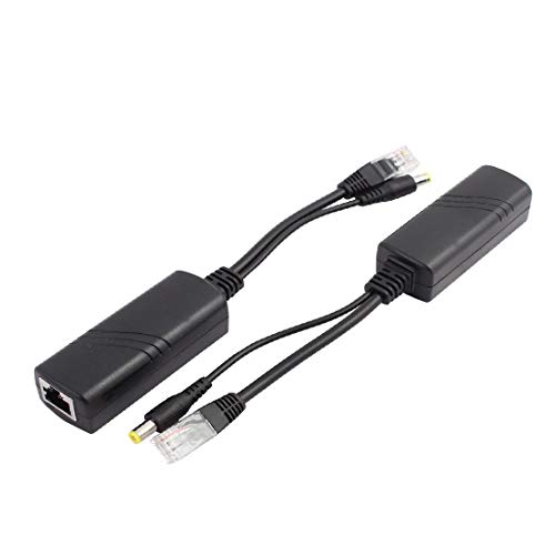 New Lon0167 Adaptador Inyector PoE 24V Entrada Para Cámara IP con RJ45 2 Piezas miniatura 1