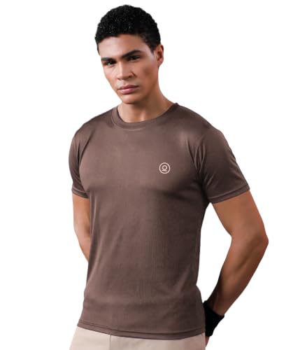 Image of CHKOKKO Gym T Shirts for Men Workout Activewear Solid Quick Dry Sports Tshirt for man Breathable Lightweight Half Sleeve Regular Fit Round Neck Running Boys T Shirt