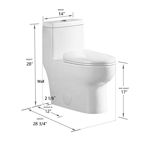 DeerValley-DV-1F026-Elongated-One-Piece-Toilet-Dual-Flush-08128-GPF-Toilet-with-Comfortable-Seat-Height-Powerful-Quiet-Modern-Standard-Toilet-for-Bathroom-12-Rough-In DeerValley DV 1F026 Elongated One Piece Toilet Dual Flush 08128 GPF Toilet with Comfortable Seat Height Powerful Quiet Modern Standard Toilet for Bathroom 12 Rough In