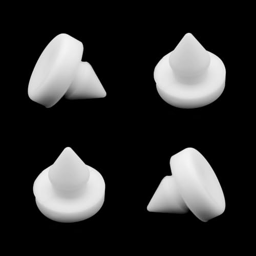 Flygun 4 PCS Car Brake Pedal Stopper, Wear-Resistant and Corrosion-Resistant Switch Limiter Treadle Pad, Light and Firm Auto Parts, Suitable for Honda CRV Accord Fit 46505-SA5-000 (White)