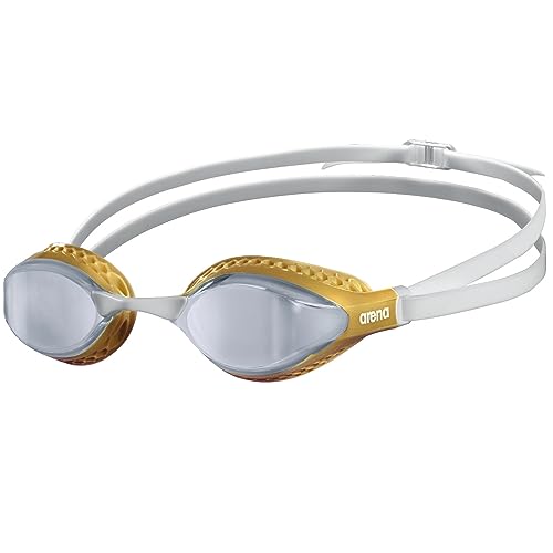 Arena Airspeed Mirror Gafas de natación, Adultos Unisex, Silver/Gold (Multicolor), Talla Única