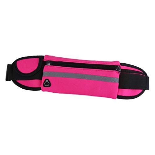 2 Peças De Corrida Saco De Cintura Pacote Corredor Ultrafino Esconder Telefone Id Bolsa De Viagem